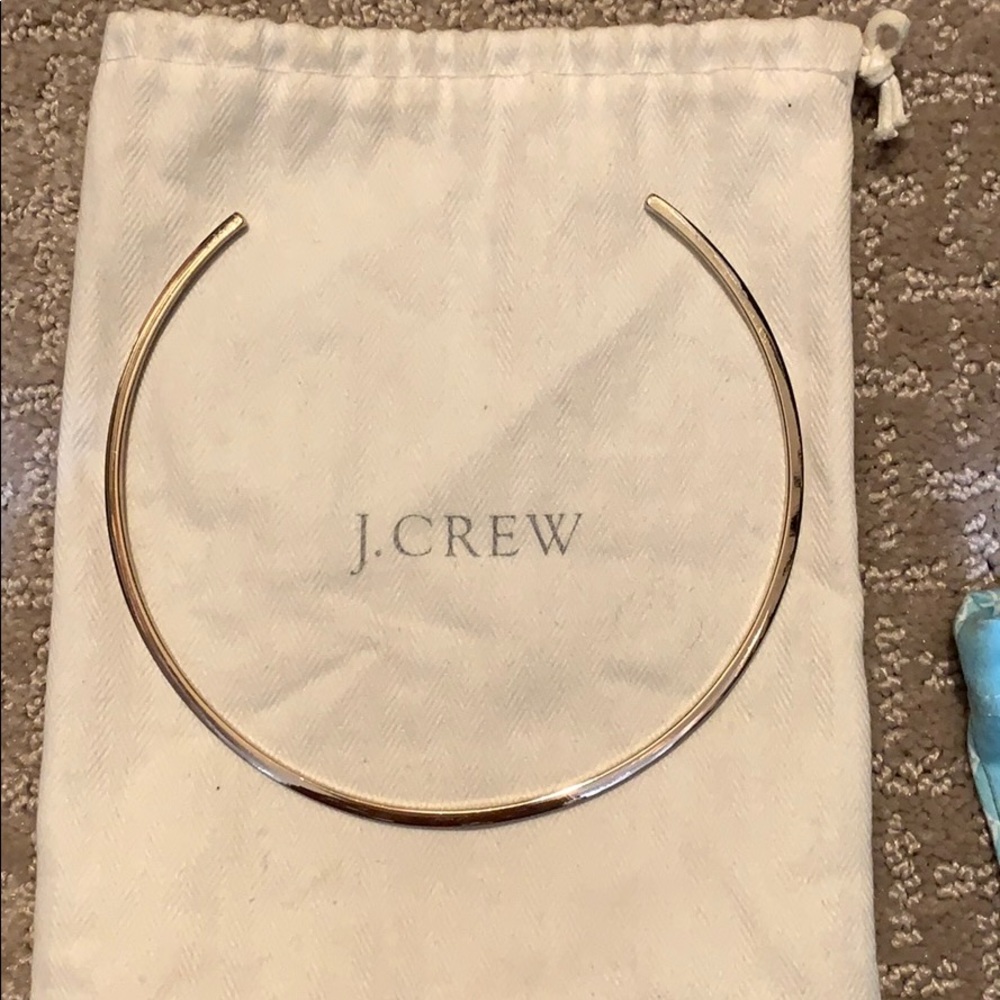 J.crew Gold chocked necklace